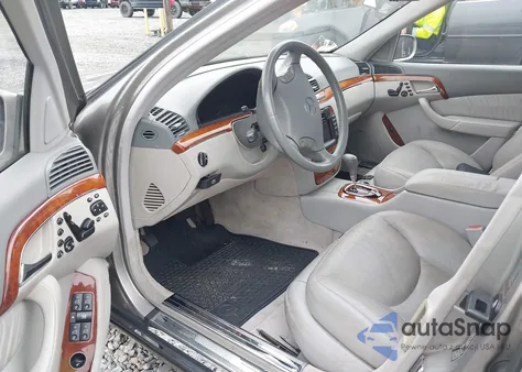 2003 Mercedes-Benz S 430 z USA, uszkodzony, nr VIN WDBNG70J13A341195